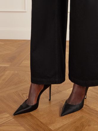 Chaussure Noire De Haut Talon Image stock - Image du charme, luxe: 43391451