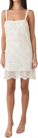 LoveShackFancy Lamont Dress In Ecru