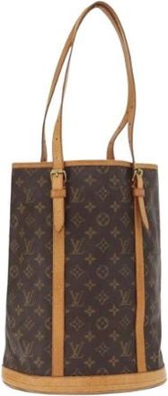 Louis Vuitton Pre-owned Bucket Bags, female, Brown, Size: ONE SIZE Pre-owned Bucket Bag
