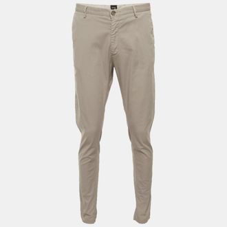 HUGO BOSS Boss By Hugo Boss Beige Cotton Chino Trousers
