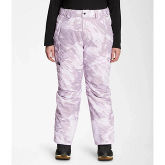 The North Face Freedom Snow Pants Womens Plus Purple White Insulated SGN1827