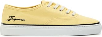 Jacquemus Les Fefe Logo-embroidered Canvas Sneakers - Yellow - 41 (IT41 / UK8)