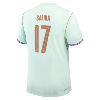 Nike William Saliba France National Team 2026 Match Away Nike Mens Dri-FIT ADV Soccer Jersey in Green | NN203949123-FFF