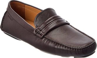 Bally Buckle Leather Loafer