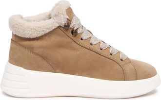 Hogan Rebel Mid-Cut Sneakers - Dames - Sneakers - Beige - 37 EU - Schoenen