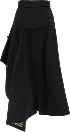 Burberry Deconstructed Trench Skirt - Black