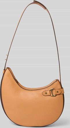 Lauren Ralph Lauren Shoulder Bag aus echtem Rindsleder Modell Tasha in Hellbraun, Größe 1