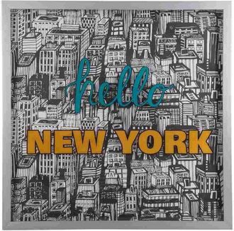 Wanderlust Deco Wanderlust Deco - Cuadro De Canvas Doble Impreso Con Marco 80x80x4