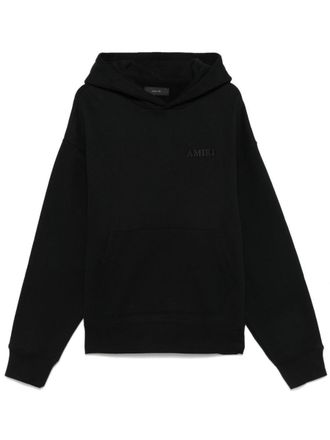 Amiri Oversize Hoodie In Black Cotton