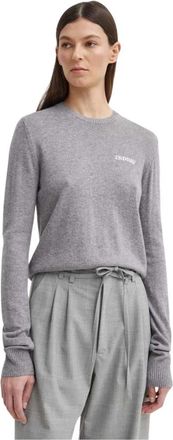 2nd Day Round-neck Truien - Dames - Ronde hals truien - Grijs - XS - Truien & Vesten