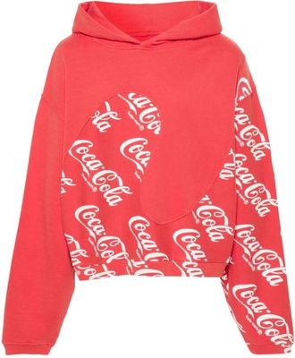 ERL Classic Coca-Cola Print Hoodie