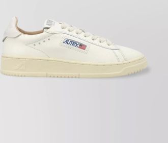 Autry low leather sneakers round toe