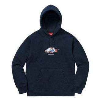 SUPREME Cop Car Hooded Sweatshirt Black SUP-FW19-518