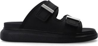 Alexander McQueen Hybrid Slide - Dames - Sandalen - Zwart - 37 1/2 EU - Schoenen