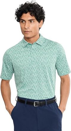 Johnston & Murphy Xc4 Performance Polo Mens Clothing Green Tonal Guitar : MD, Polyester/Spandex