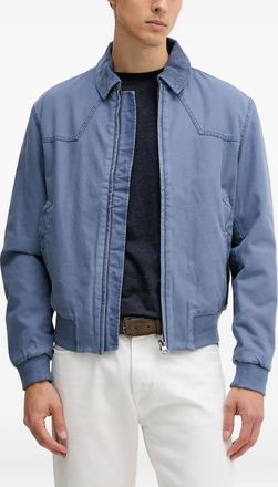 Benetton corduroy collar cotton jacket - Blue