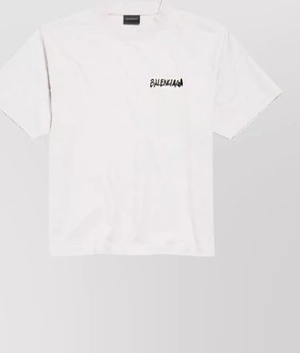 Balenciaga medium fit t shirt crew neck
