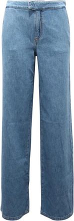 Twinset Denim Broek Gemaakt in Itali&euml; - Dames - Regular Fit Jeans - Blauw - W26 - Denim - Jeans