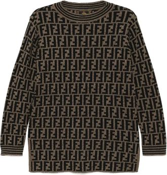 Fendi Top con monogramma 1990-2000 - Nero