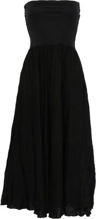 Johanna Ortiz Maxi-rok met vlakken - Zwart