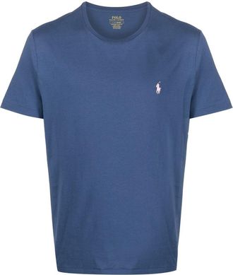 Polo Ralph Lauren embroidered-logo T-shirt - men - Cotton - S - Blue