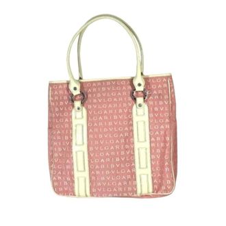 Bulgari Pre-owned Vintage Schoudertas - Dames - Pre-owned - Roze - Maat: ONE Size Leer