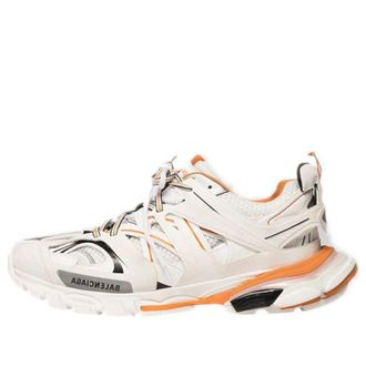 Balenciaga (WMNS) Balenciaga Track Trainer White Orange 542436W1GB19059