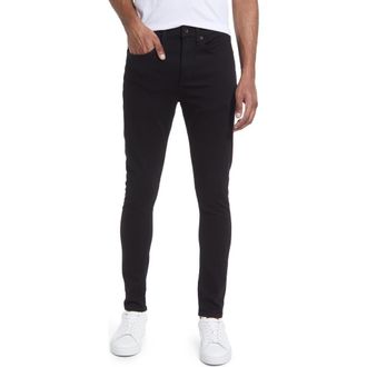 Rag & Bone Fit 1 Aero Stretch Skinny Jeans in Black at Nordstrom, Size 31 X 32