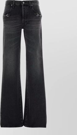 Gucci denim wide-leg jeans