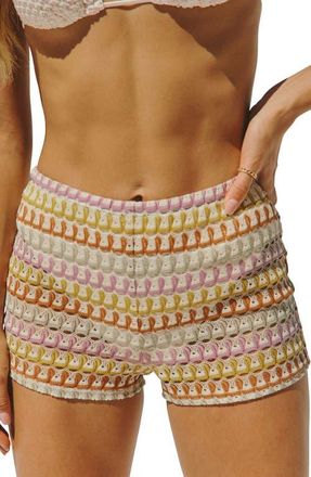 VICI Collection Capri Calling Crochet Shorts in Multi at Nordstrom, Size X-Small