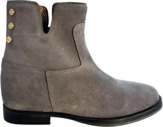 Borbonese Grey Leather Women Womens Boot