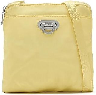 Baggallini Coastal Flip Lock Mini Crossbody Cross Body Womens Handbags Butter Yellow, Nylon