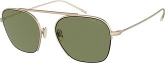 Giorgio Armani AR6124 30022A Mens Sunglasses Gold Size 55