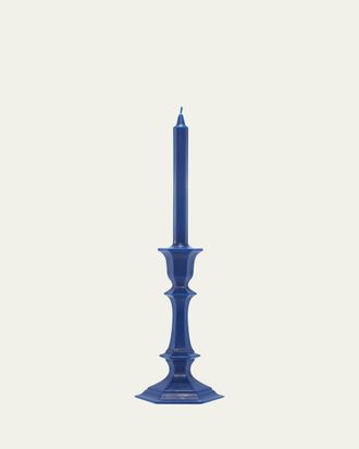 Baccarat Harcourt Candlestick Candle, Blue