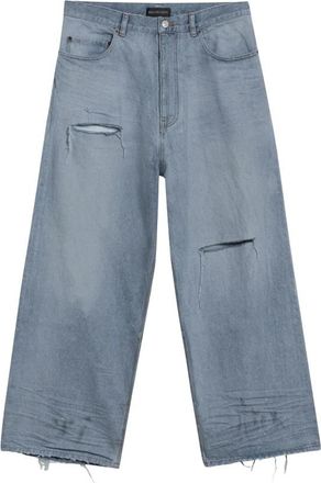 Balenciaga Minimal Baggy Pants - Heren - Loose Fit Jeans - Blauw - M - Katoen - Jeans