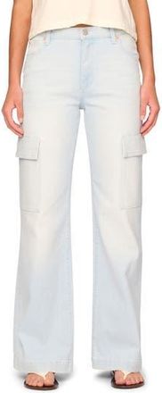 DL1961 Zoie Relaxed Wide Leg Cargo Jeans in Poolside Cargo at Nordstrom Rack, Size 23