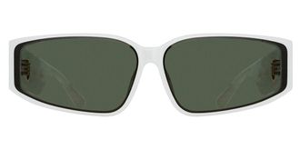 Linda Farrow ALEXIS LFL1465 C2 Mens Sunglasses White Size 66