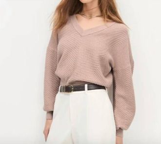 Favorite Daughter The Ava Sweater Top In Mocha
