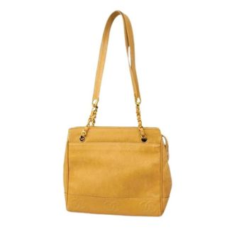 Chanel Pre-owned Shoulder Bags, female, Beige, Size: ONE SIZE Pre-owned Vintage Shoulder Bag