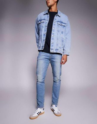 Levi's 512 - Jeans slim affusolati lavaggio medio-Blu