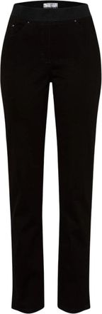 Brax Zwarte Style Pamina Broek - Dames - Slim Fit Broeken - Zwart - 2XL - Broeken
