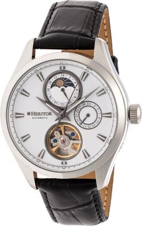 Heritor Sebastian Automatic White Dial Mens Watch HR6901