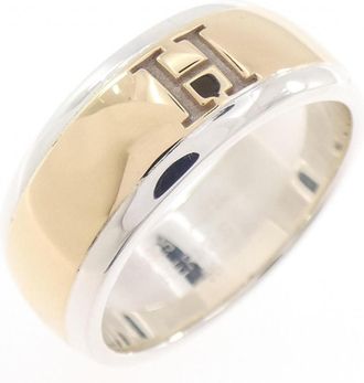 Herm&egrave;s Yellow Gold (18K) Silver 925 Band Ring (Pre-Owned)