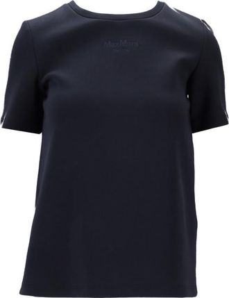 Max Mara Navy Blue Crew Neck T-Shirt