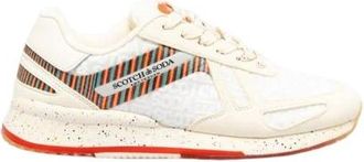 Scotch & Soda Leren Athletic Sneakers - Heren - Sneakers - Wit - 44 EU - Leer - Schoenen