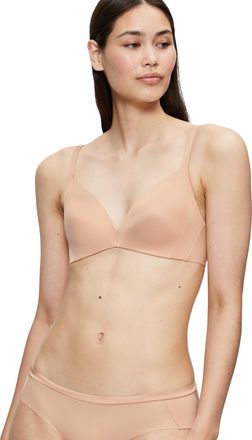 Triumph B&uuml;gel-BH TRIUMPH Body Make-up Soft Touch P EX, Damen, Gr. 70, Cup B, neutral beige, Microtouch, Obermaterial: 53% Polyamid, 27% Elasthan, 20% Polyeste