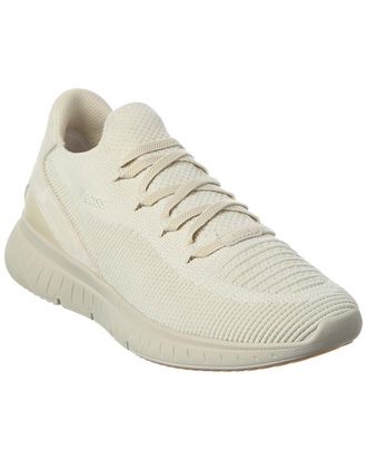 HUGO BOSS Titanium Knit & Suede Sneaker