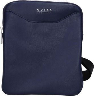 Guess Mestre Crossbody - Heren - Schoudertassen - Blauw - ONE Size - Leer - Tassen