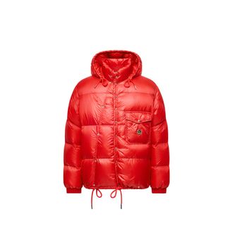 Moncler Moncler Karakorum Hooded Short Down Jacket, Men, Red, Size: 0