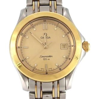 Omega Pre-owned Seamaster 120 Roestvrij staal Geelgoud Quartz - Dames - Vintage Horloges - Veelkleurig - ONE Size - Vintage